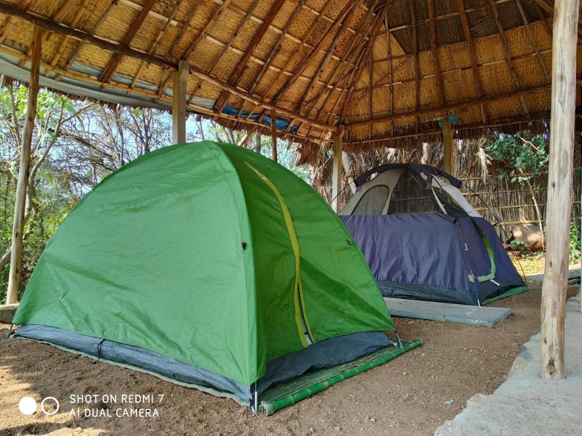 Drunken Monkey Camping Site Hotel Hampi Exterior foto