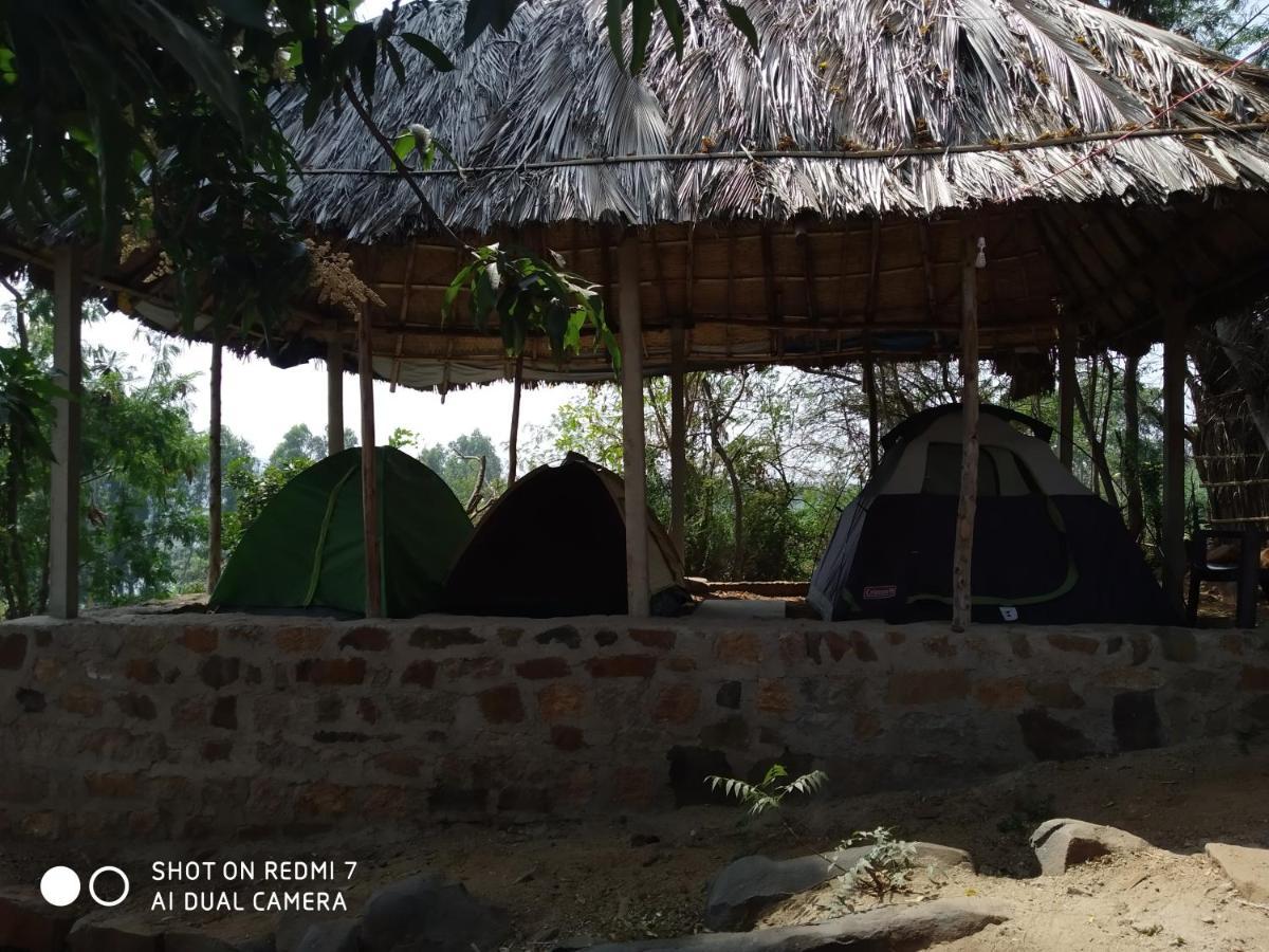 Drunken Monkey Camping Site Hotel Hampi Exterior foto